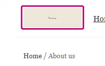 An affected element, outlined on the demo page